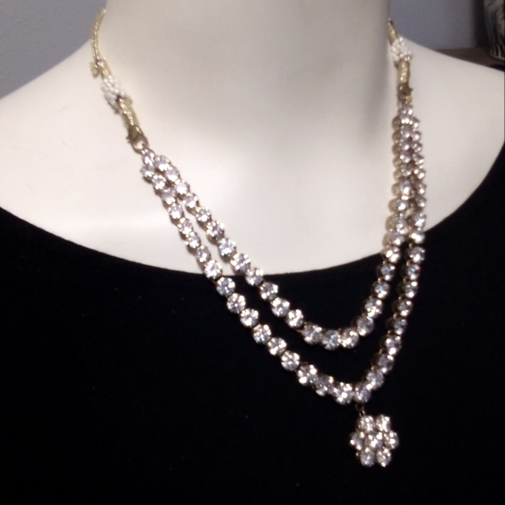 🎉HP🎉 Vintage Flower Bridal Boho Luxury Necklace - Picture 4 of 12